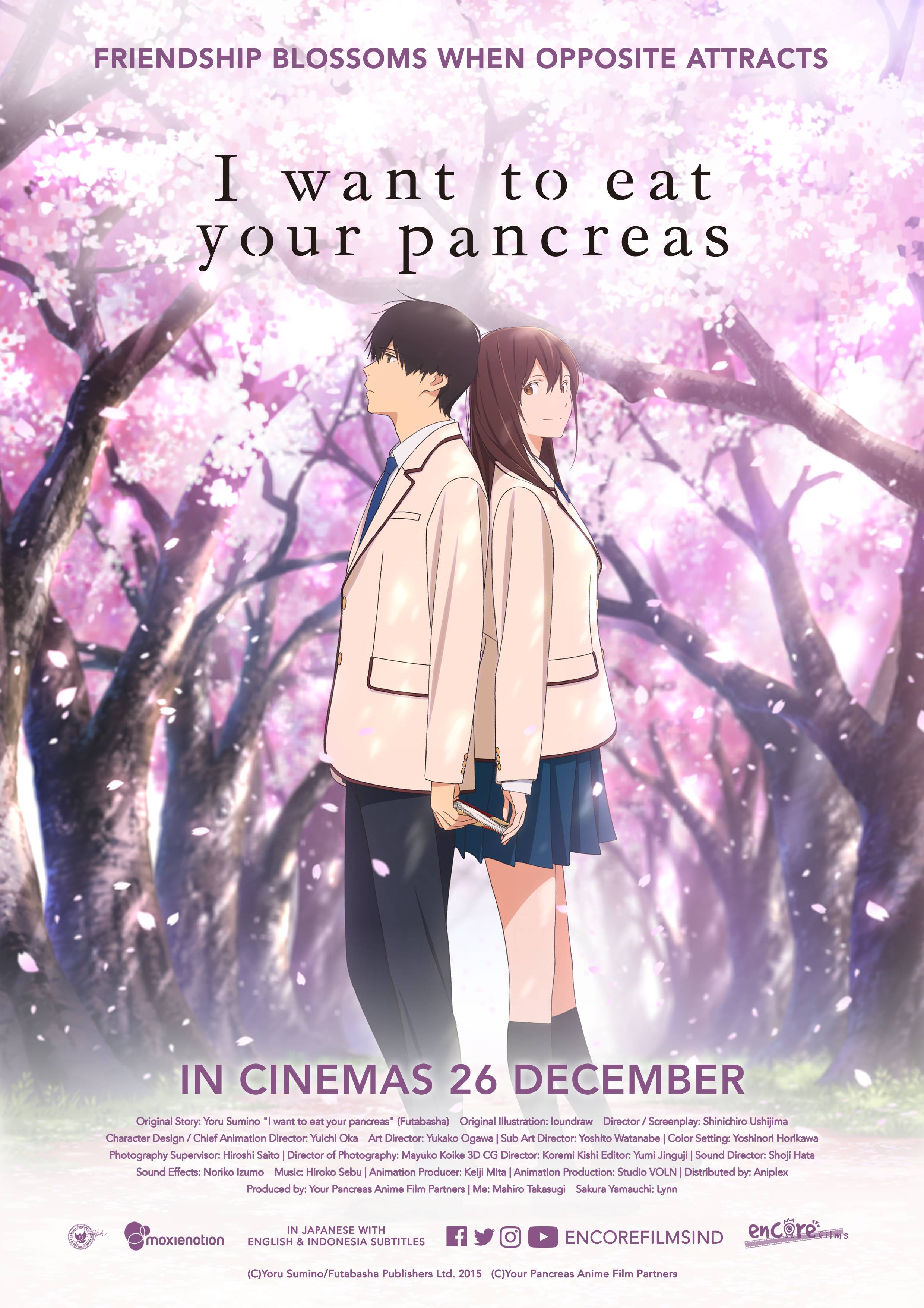 want to eat your pancreas poster